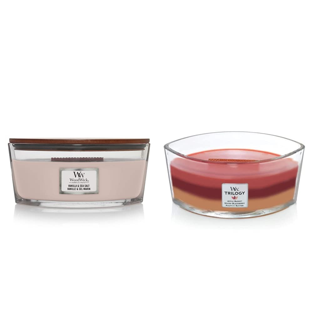 Scented Candle, Vanilla & Sea Salt, 16oz I222914