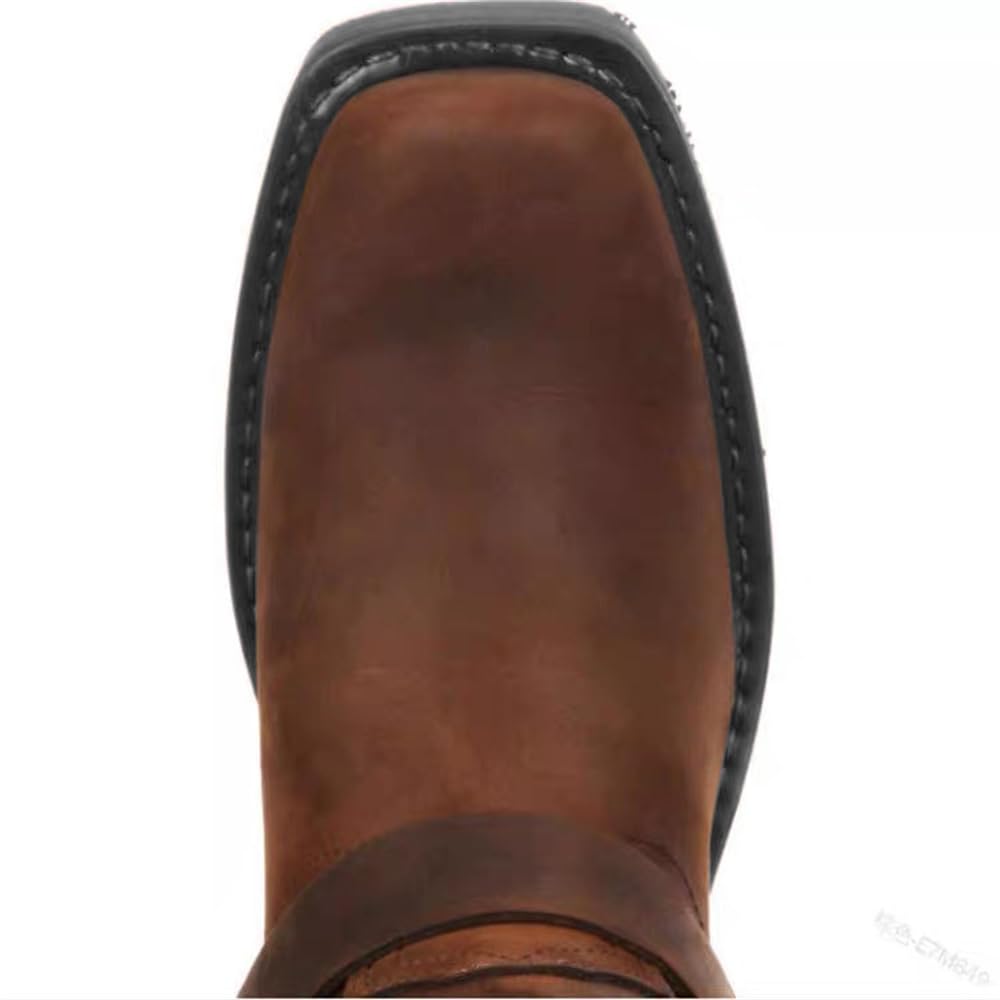 Men's Square Toe Embroidered Cowboy Boots N70472