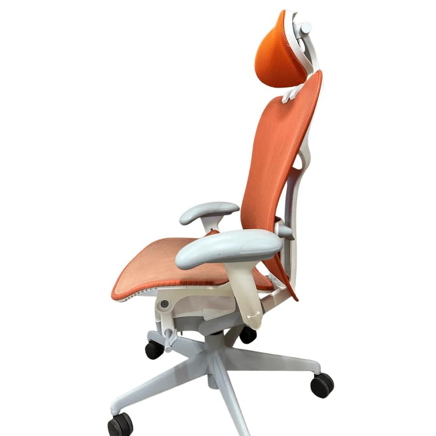 Turquoise Studio White Office Chair with Headrest R250