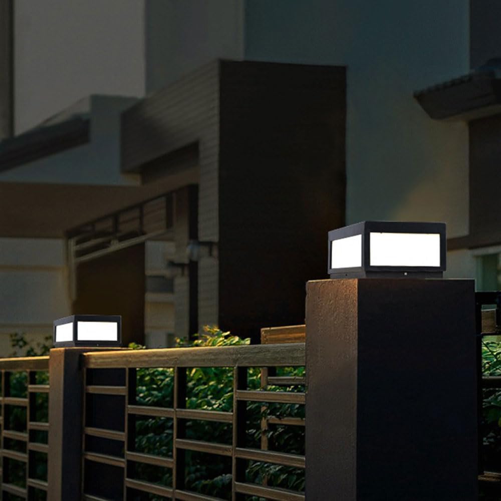 Solar Powered Waterproof Outdoor Post Lights Warm White L44151