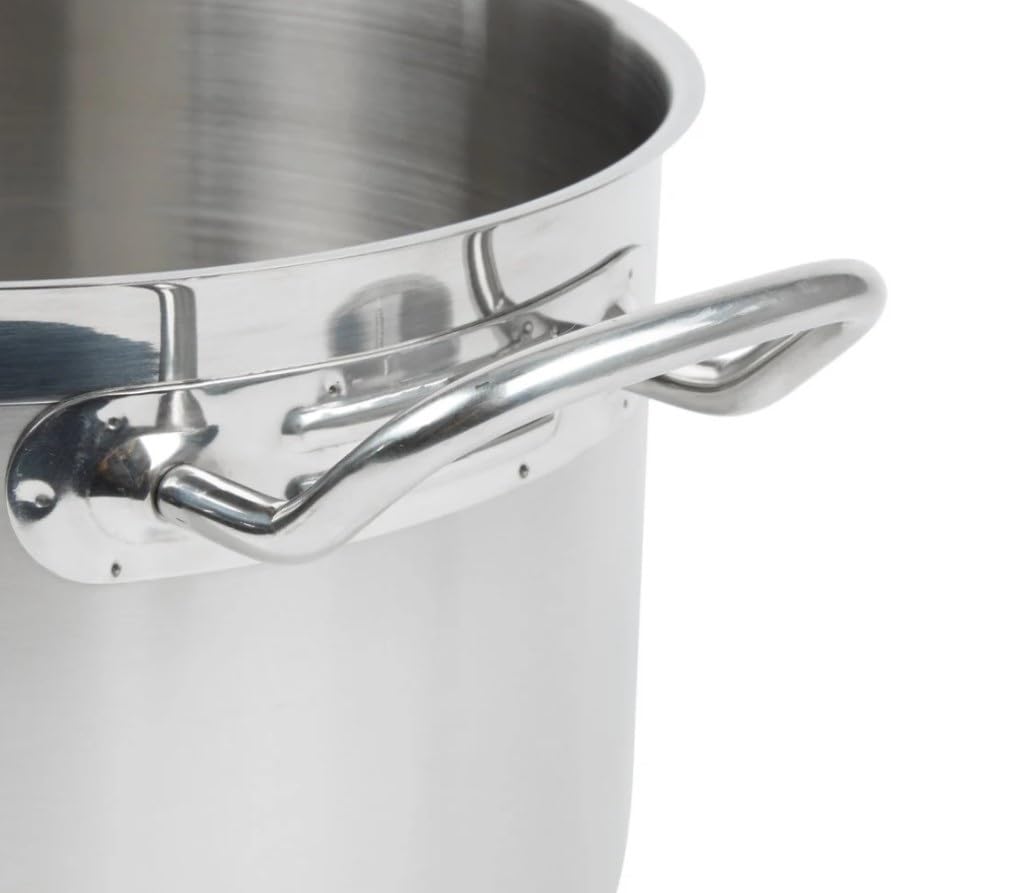 40 qt. Stainless Steel Stock Pot with Lid E468428