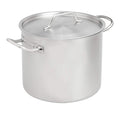 12 Quarts Stainless Steel Stock Pot with Cover V393