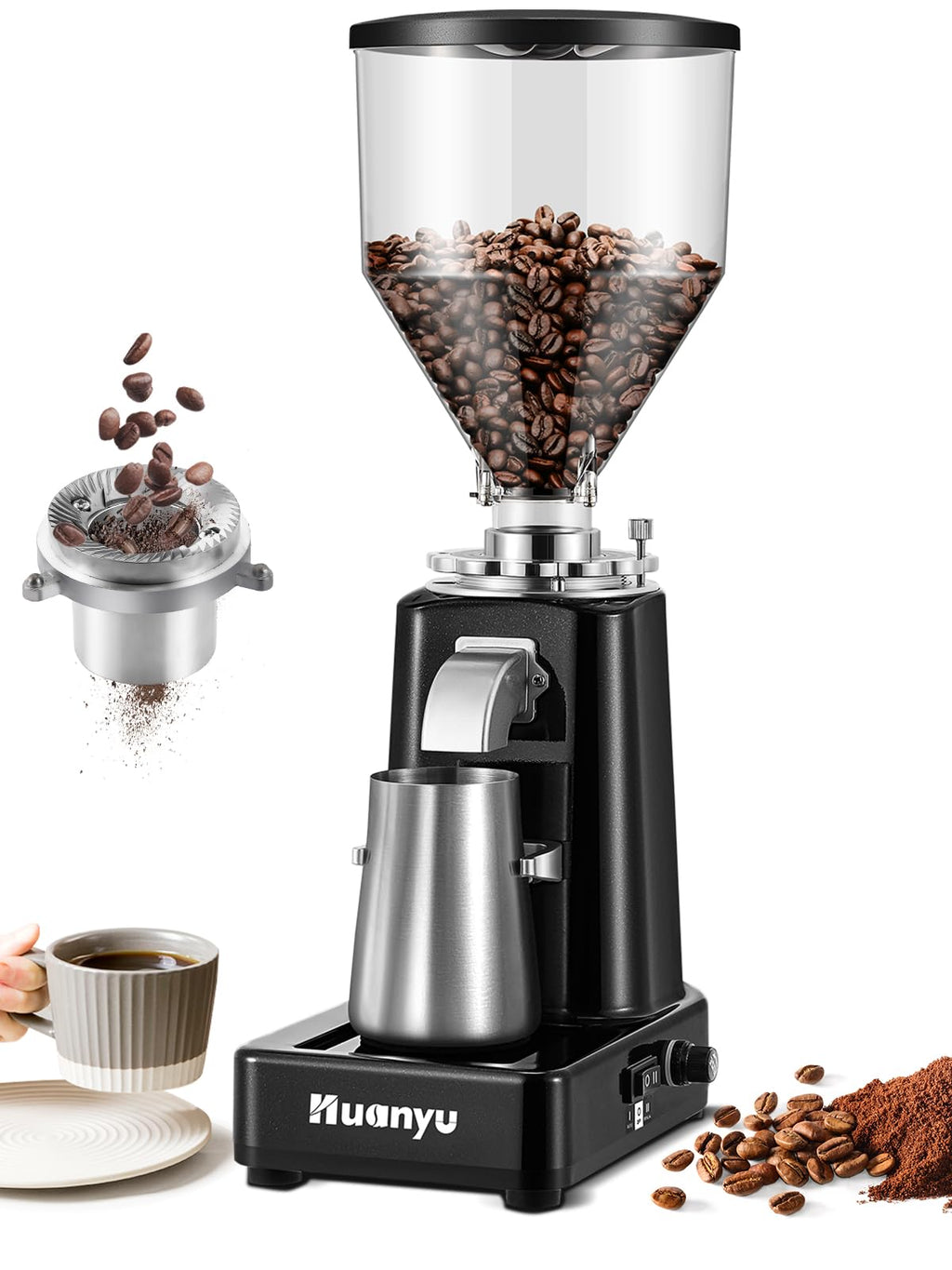 60mm Flat Burr Coffee Grinder R61719