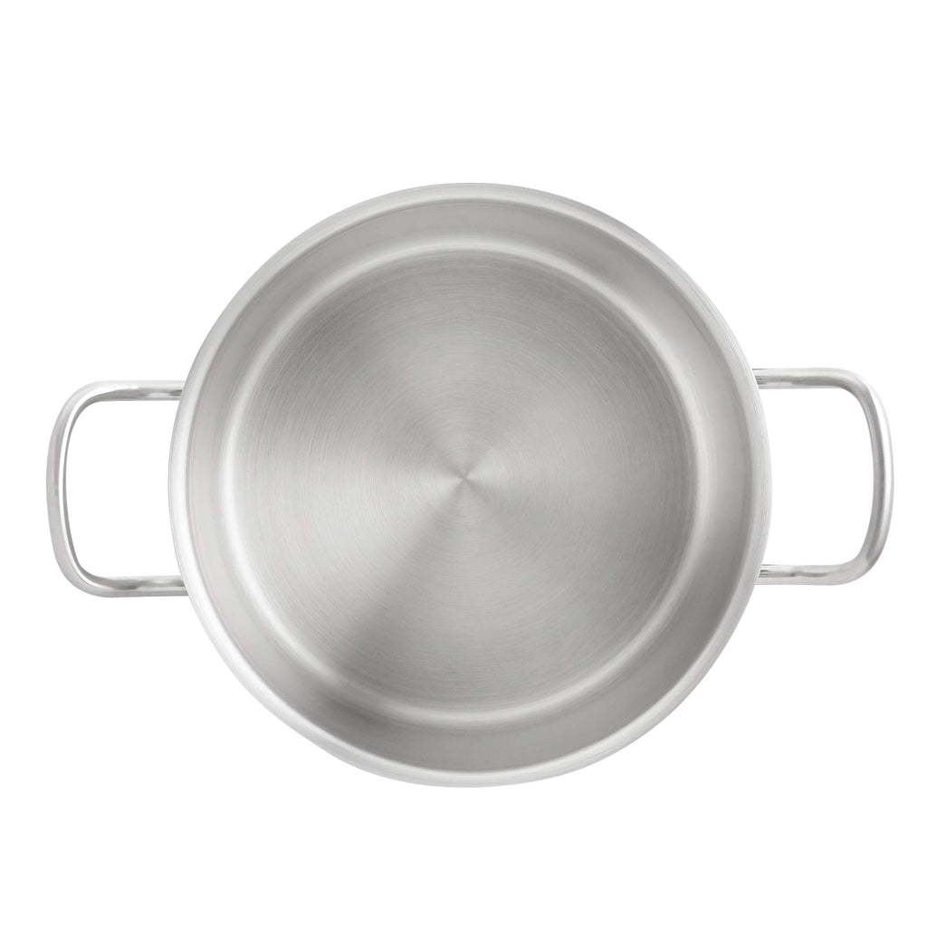 12 Quarts Stainless Steel Stock Pot with Cover V393