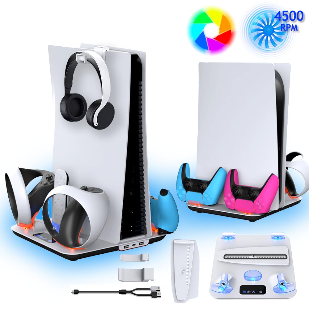 PS5 Cooling Station with Controller & PS VR2 Charger Z31514