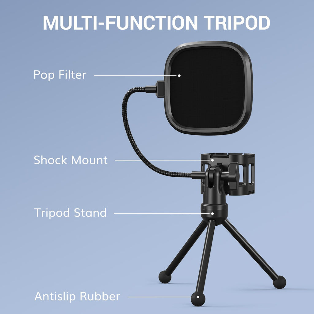 USB Cardioid Condenser Podcast Microphone S2898