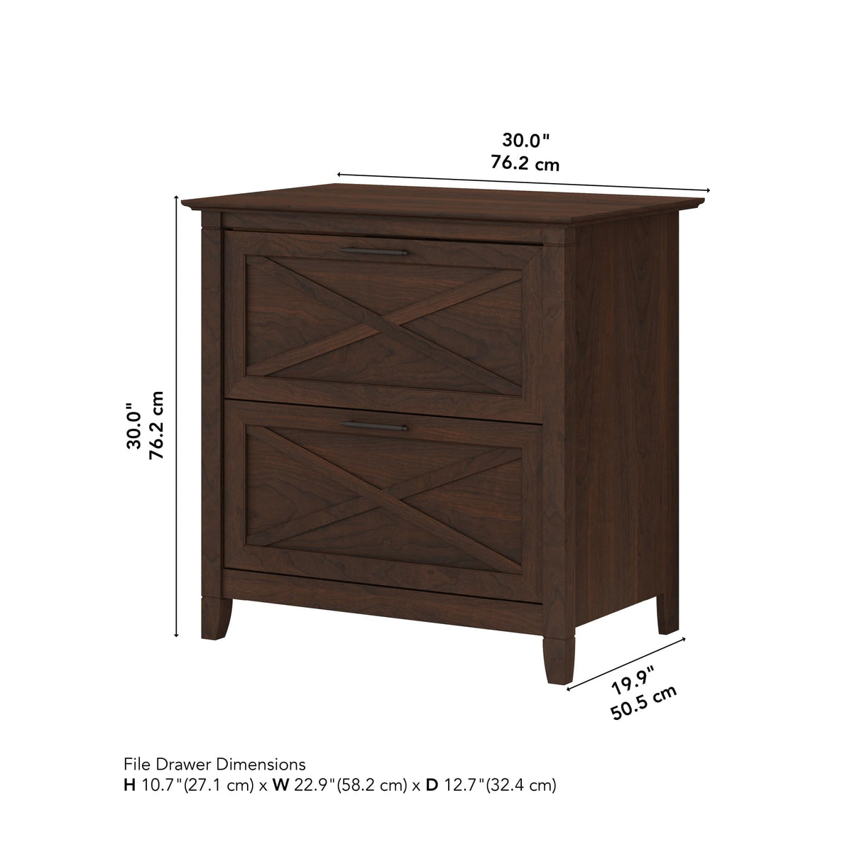2 Drawer Lateral File Cabinet X3874