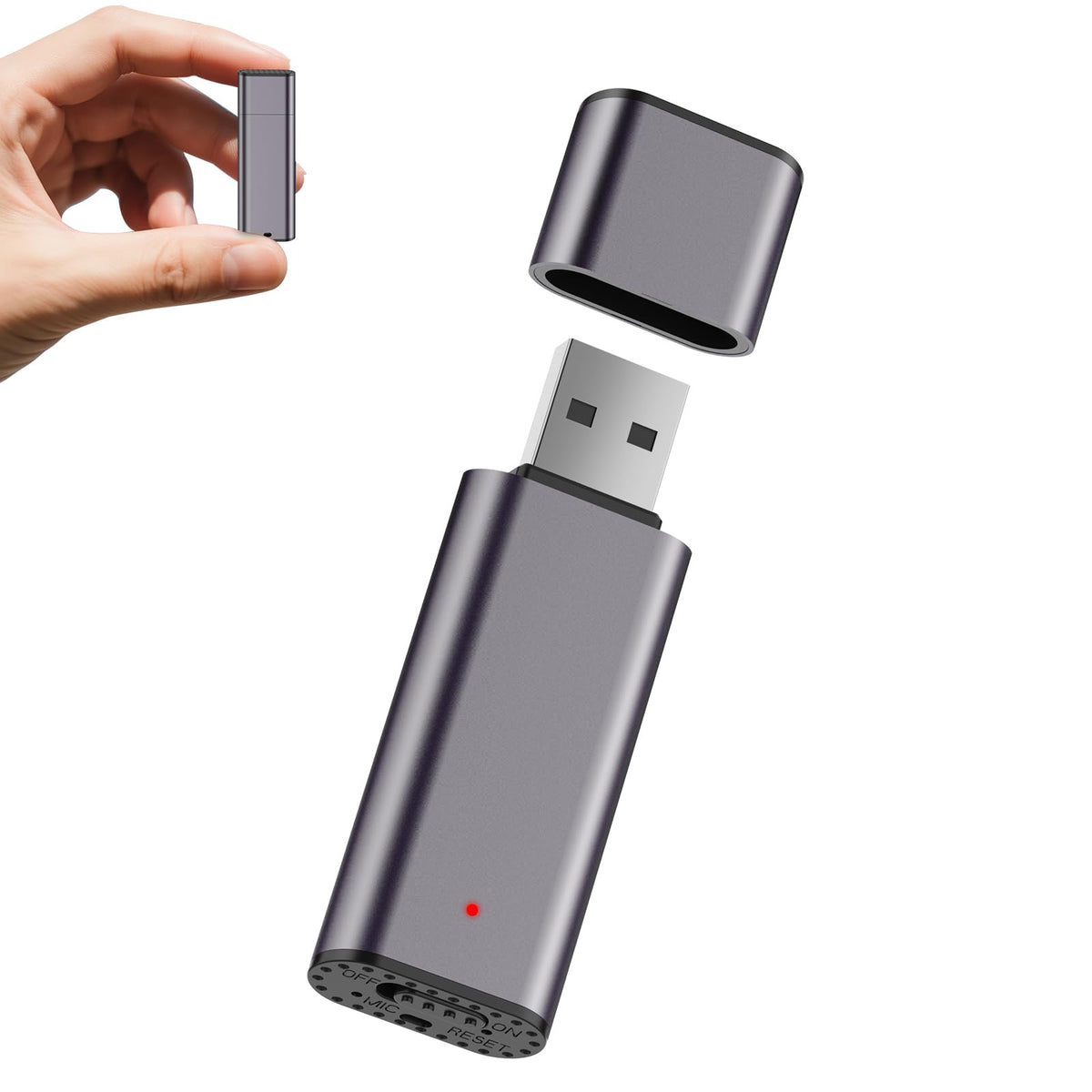 64GB Voice Activated Digital Voice Recorder with Noise Reduction H122415