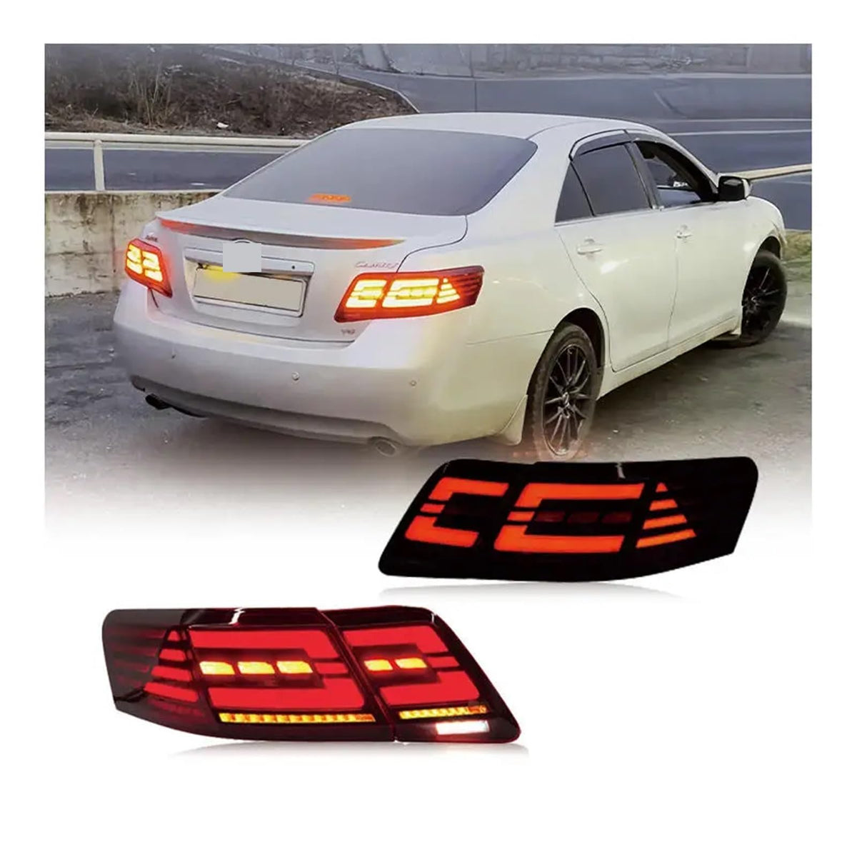 LED Tail Lights For Toyota Camry 2007-2011 Rear Lamps Assembly Z63573