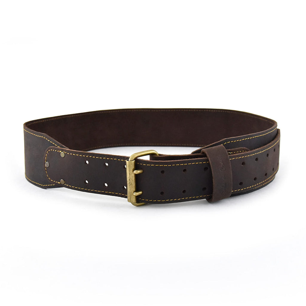 3" Wide Full-Grain Oiled Leather Work Belt X8948