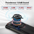Rugged 5G Smartphone 10300mAh 256GB Black N174