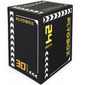 3-in-1 Foam Plyometric Jump Box, 20/24/30 Inch Plyo Box with Non-Slip PVC Cover G7080