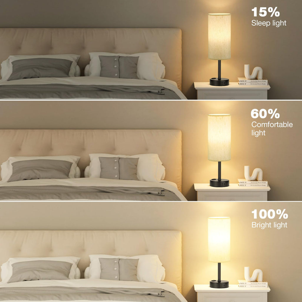 Turquoise Dimmable Touch Bedside Table Lamp P1939