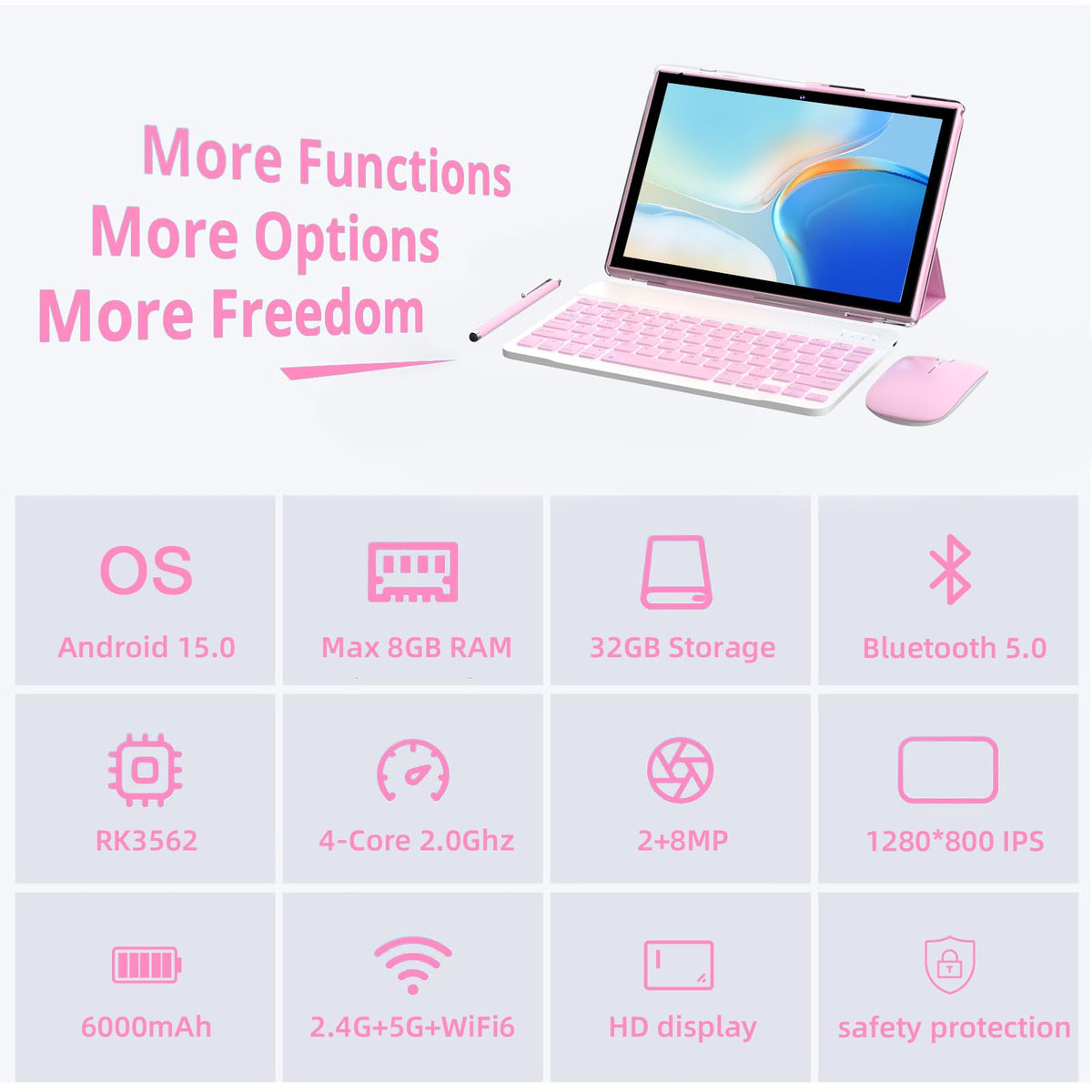 10 inch 2 in 1 Tablet with Keyboard S4543