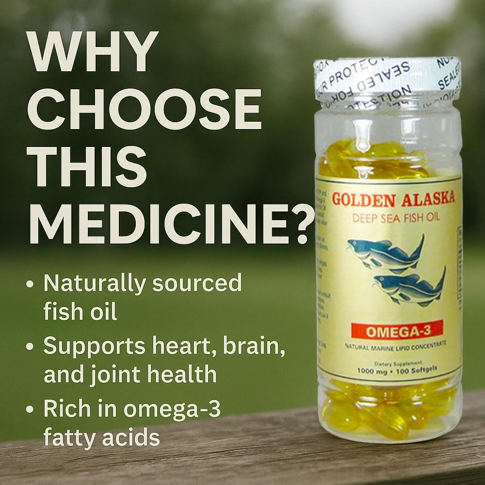 Omega 3 Fish Oil 1000mg 100 Softgels D307