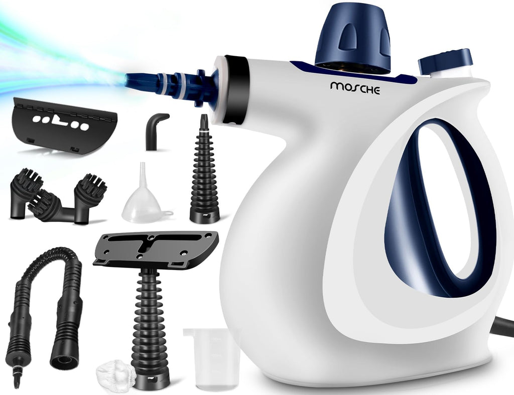 Handheld Portable Steam Cleaner with 11-Piece Accessory Set X422076