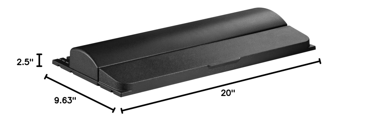 Black 20 Inch LED Aquarium Hood Y2239