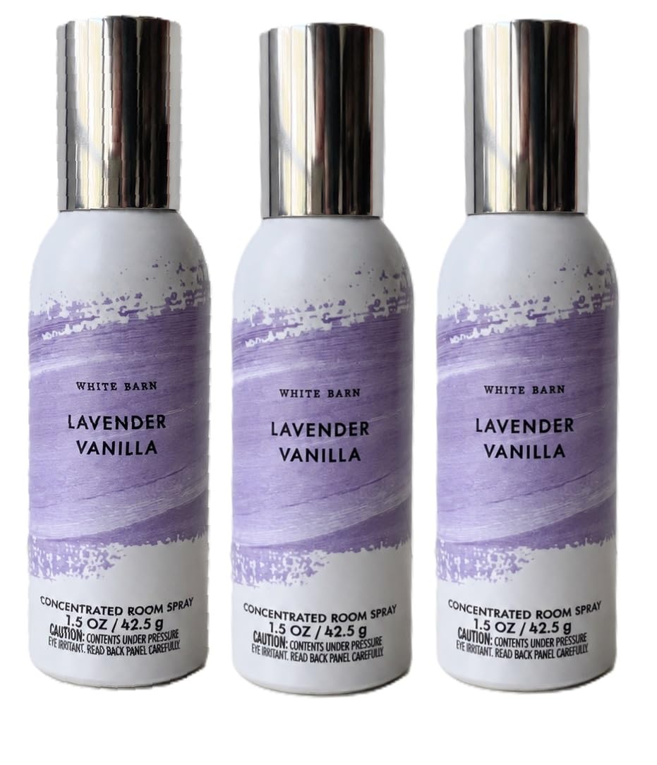 Lavender Vanilla Room Spray Pack of 3 V54068