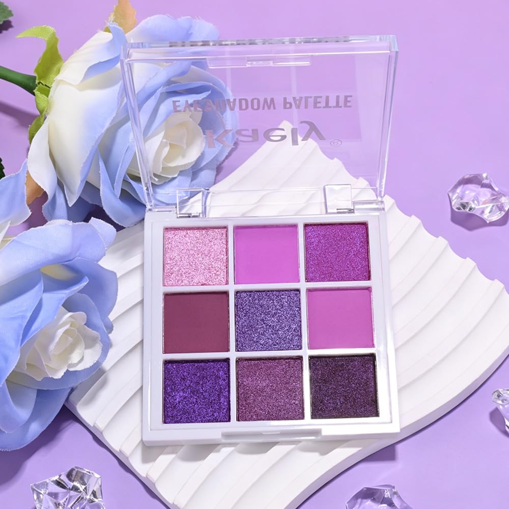 9 Colors Matte Shimmer Metallic Eyeshadow Palette X845