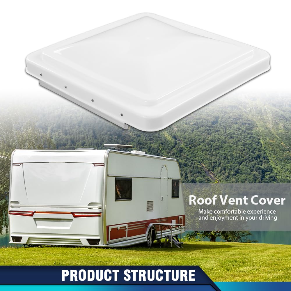 14" x 14" White Roof Vent Cover 2Pc G46911