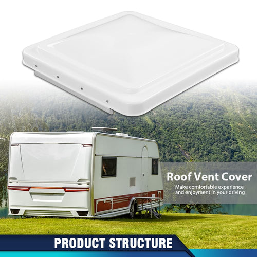14" x 14" White Roof Vent Cover 2Pc G46911