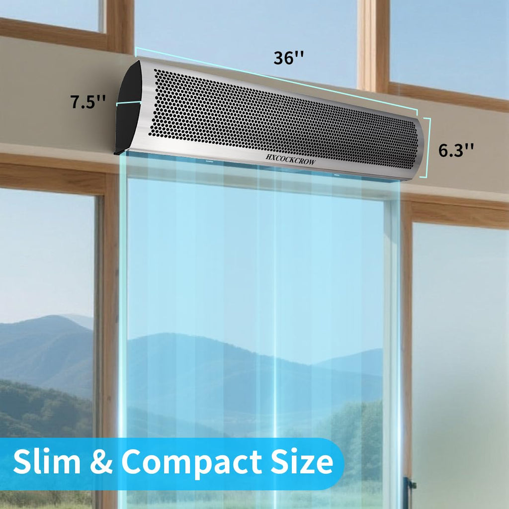 36 Inch Stainless Steel Air Curtain Door Fan P2864