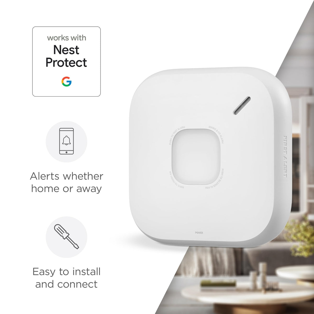 Hardwire Smart Smoke & Carbon Monoxide Alarm K4317