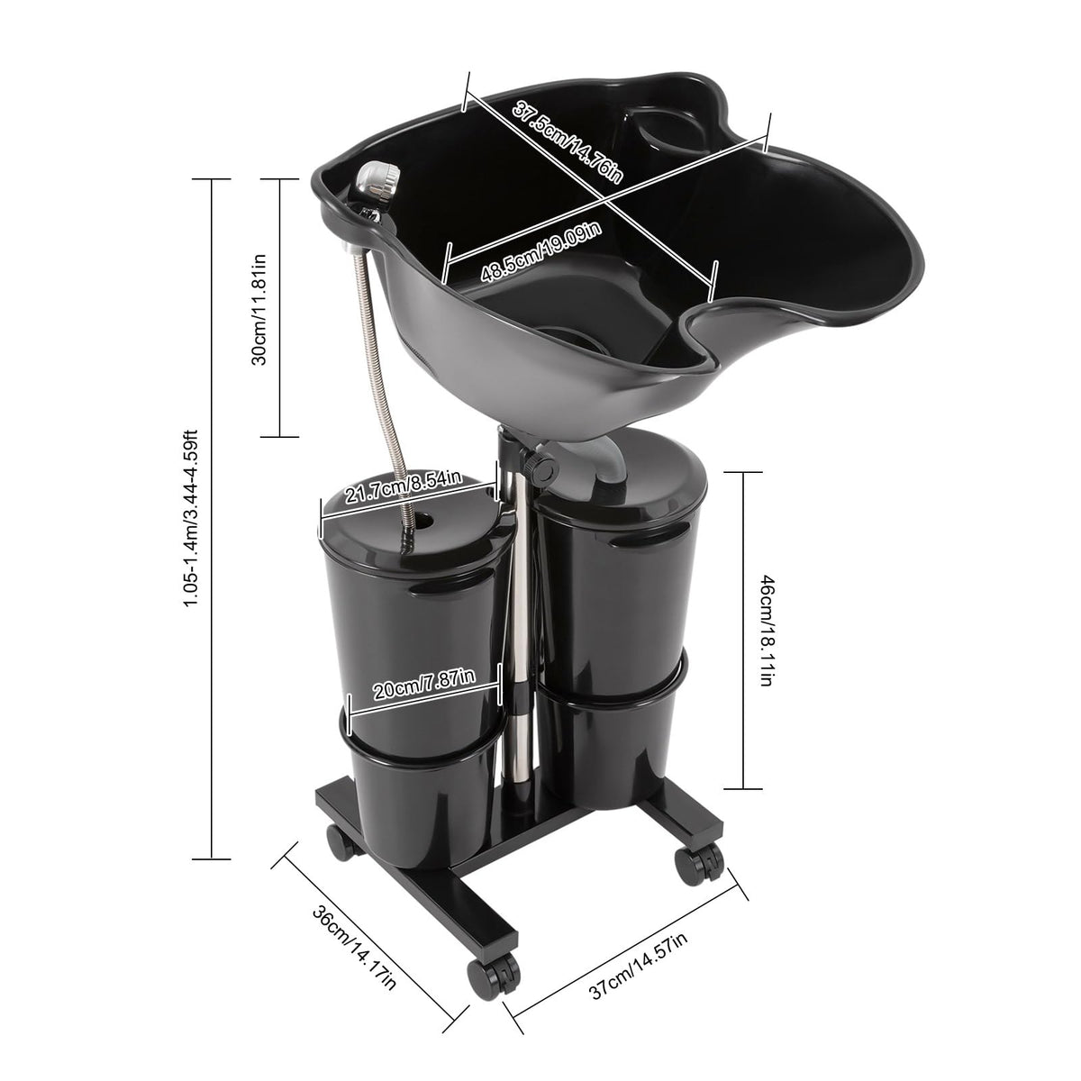 Electric Portable Shampoo Bowl with Electric Pump K25699