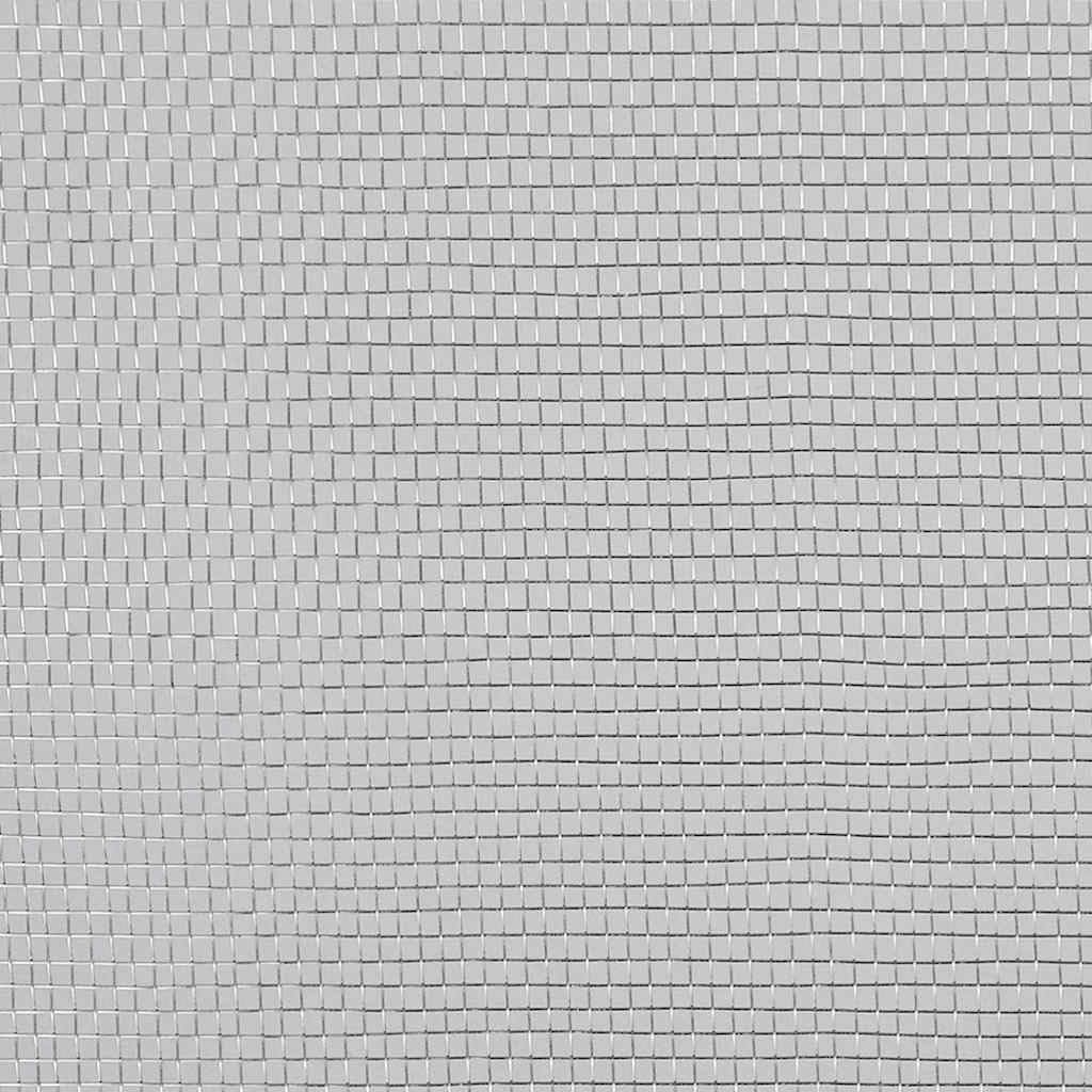 Aluminum Mesh Screen 39.4"x196.9" Silver C9079