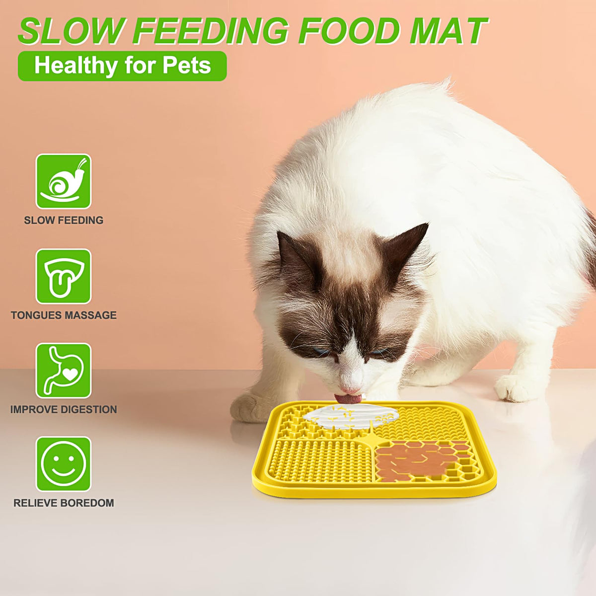 3PCS Lick Mat for Dogs and Cats with Suction Cups H58588