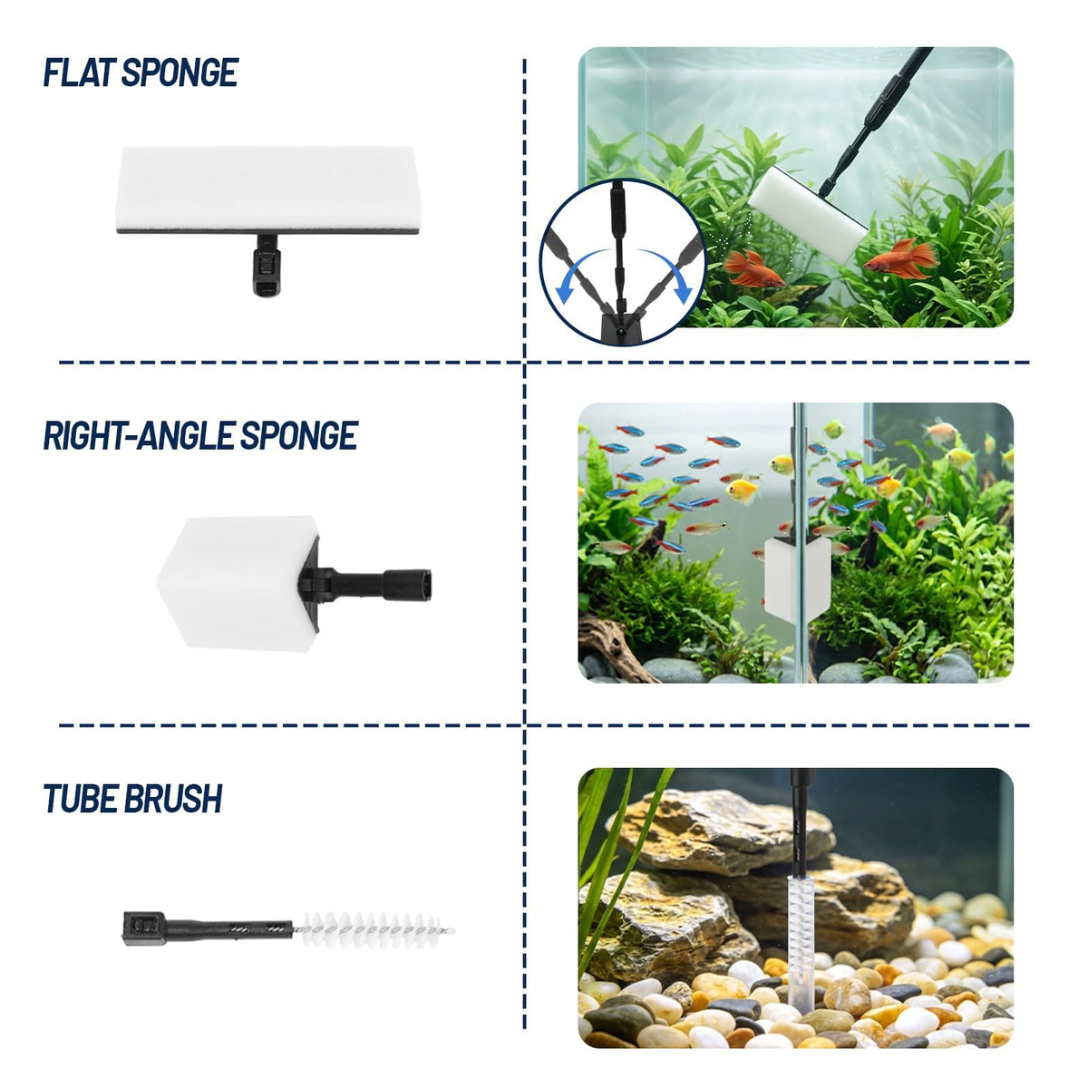 6 in 1 Aquarium Clean Tools D437
