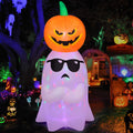 6.2 FT Halloween Inflatables Ghost with Pumpkin G7414