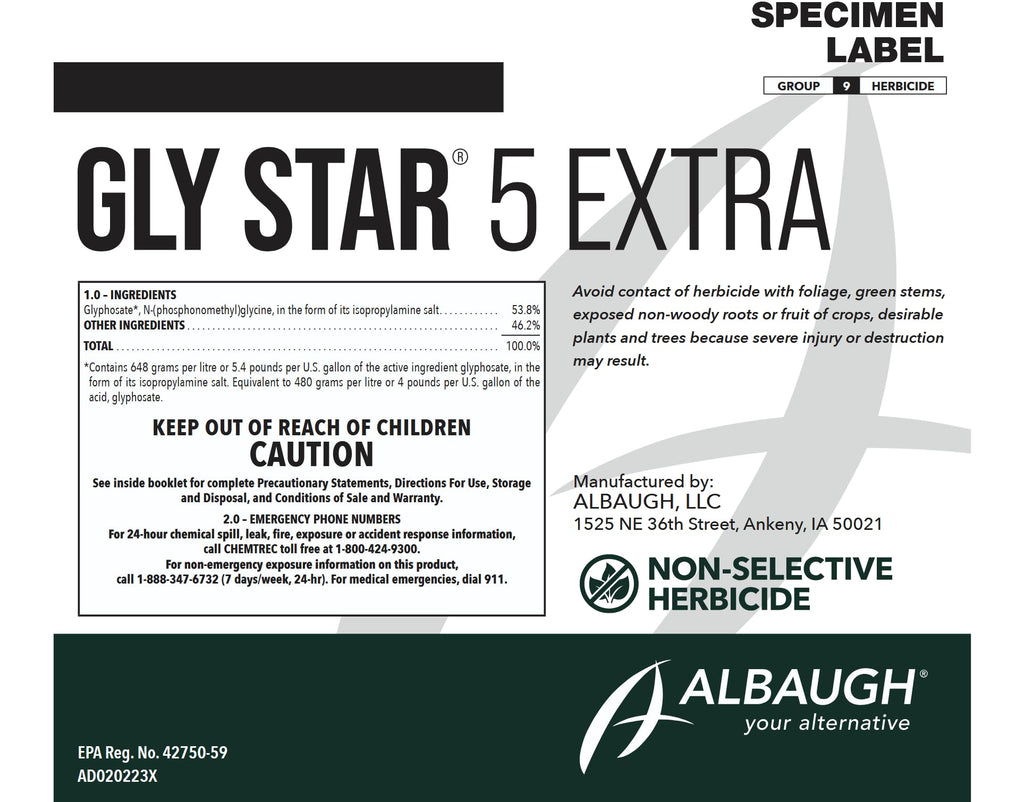 Glyphosate Concentrate 2.5 Gallons R33397