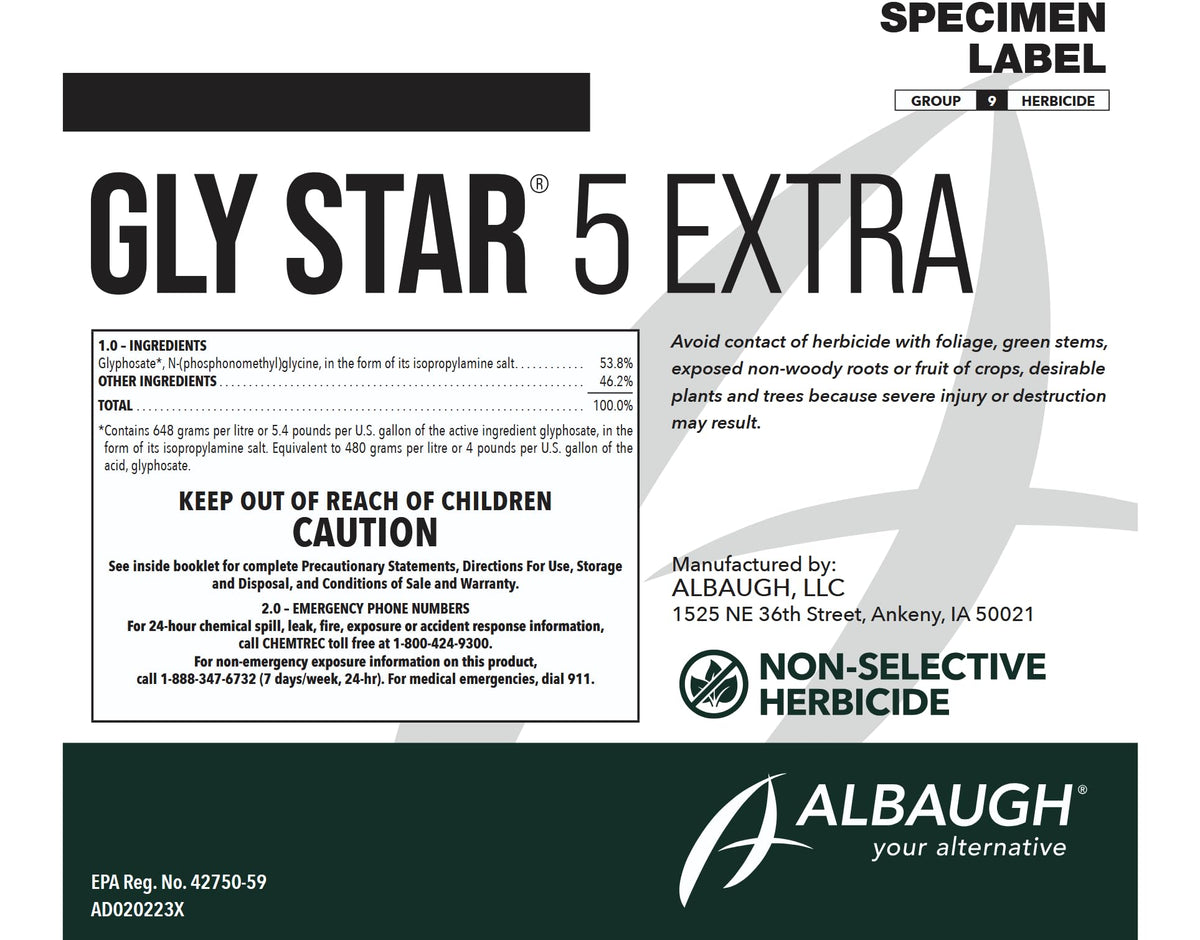 Glyphosate Concentrate 2.5 Gallons R33397