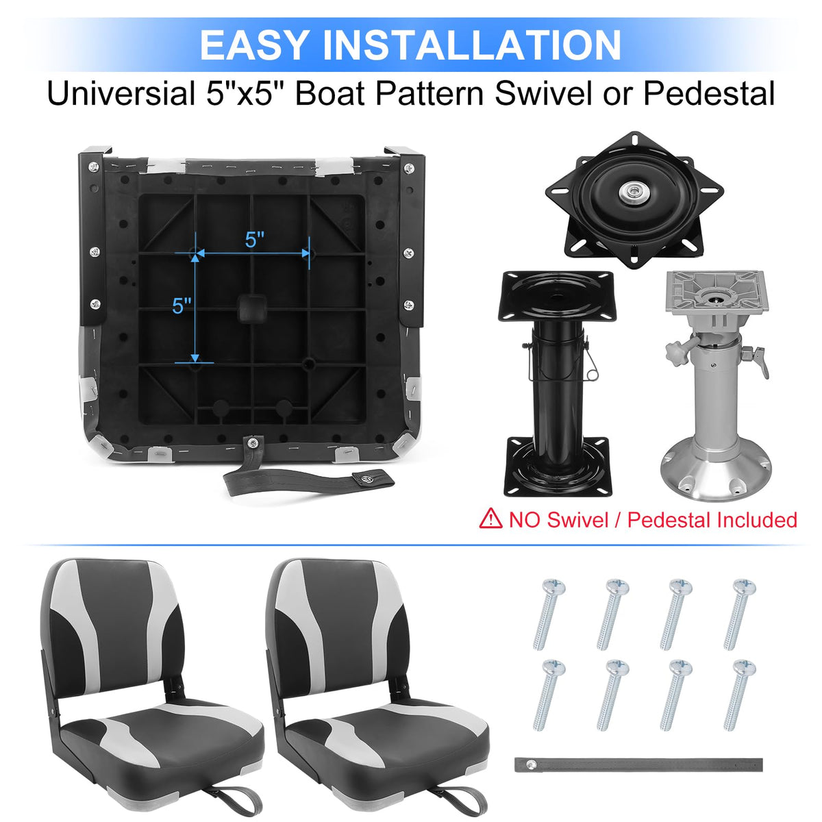 Folding Boat Seat 2 Pack Y3848