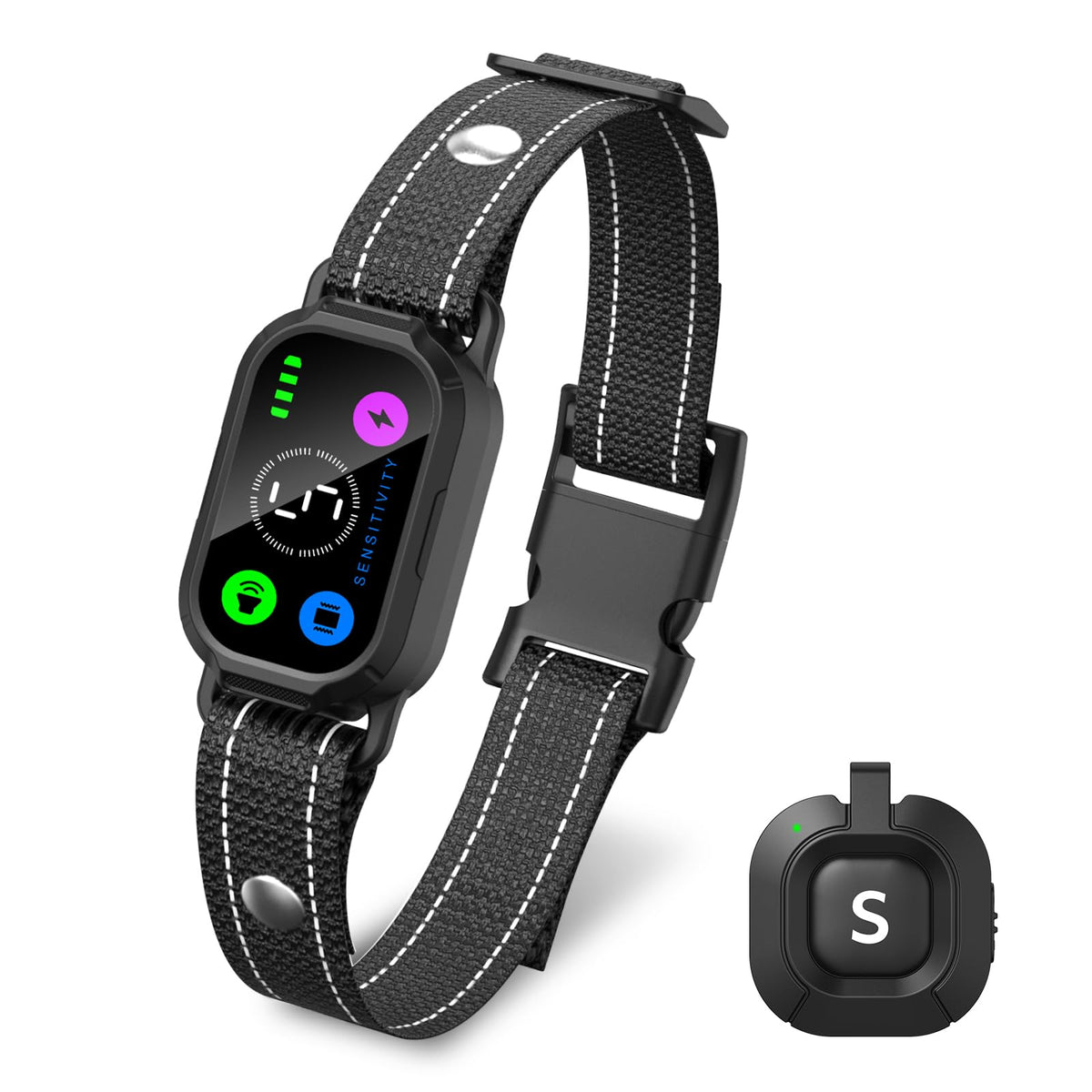 Dog Bark Collar with Remote Control, 2-in-1 Automatic & Manual Training Collar O603255