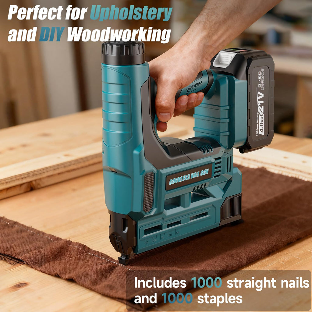 18 Gauge 2 in 1 Cordless Brad Nailer & Staple Gun Z856965