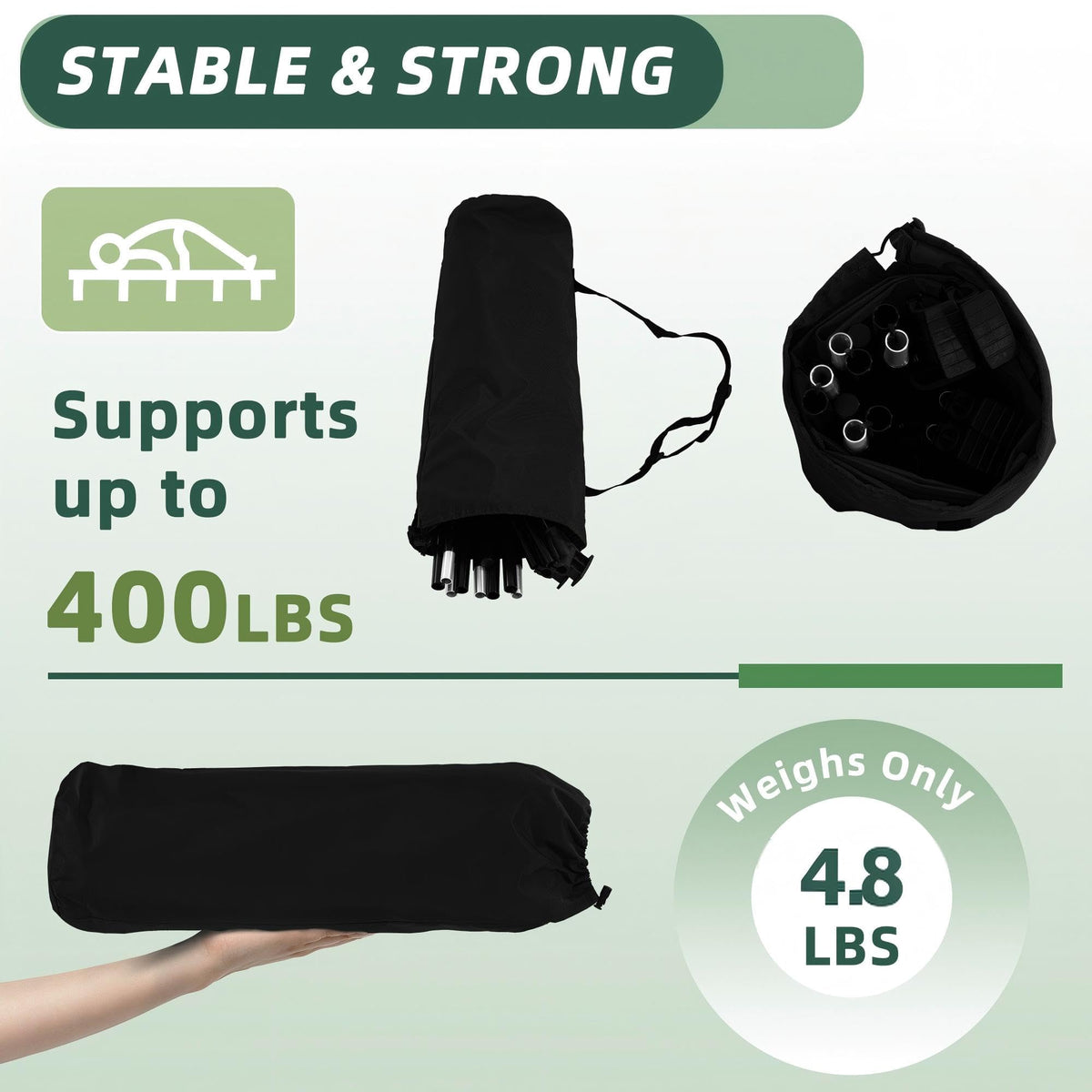 28" Extra Wide Portable Folding Camping Cot V866