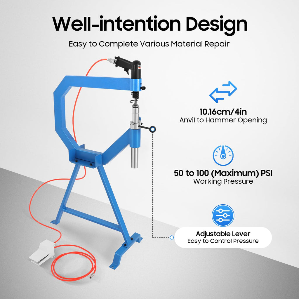 Pneumatic Planishing Hammer with Stand & Pedal J691