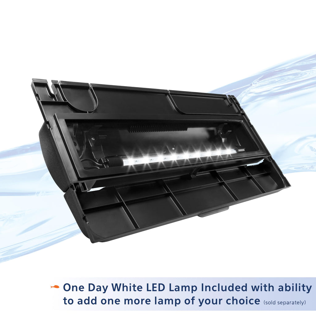 Black 20 Inch LED Aquarium Hood Y2239