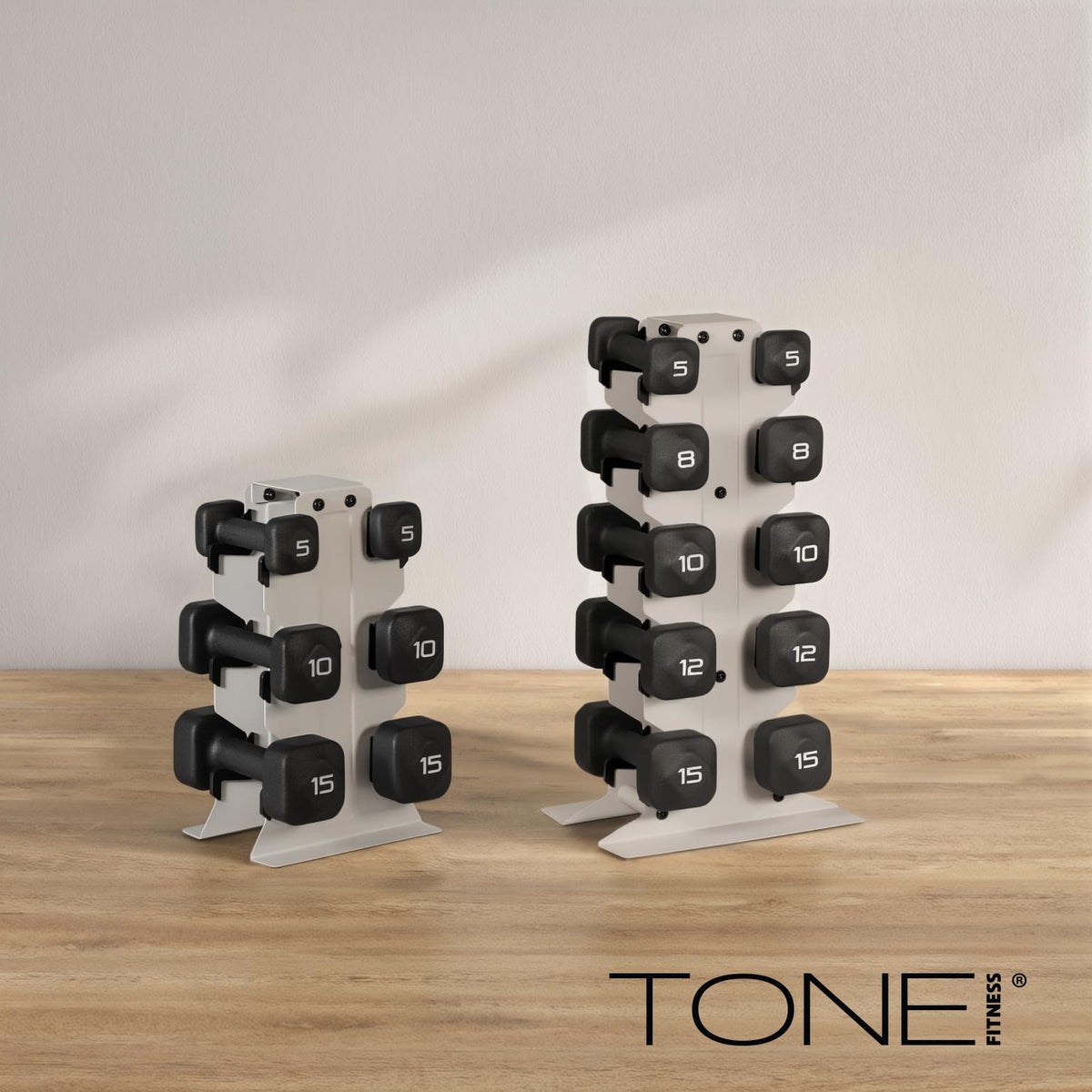 Neoprene Dumbbell Set with Storage Rack N66427