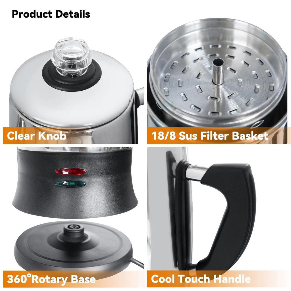 12-Cup Electric Percolator Accessories U70703