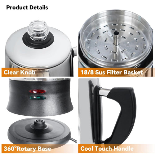 12-Cup Electric Percolator Accessories U70703