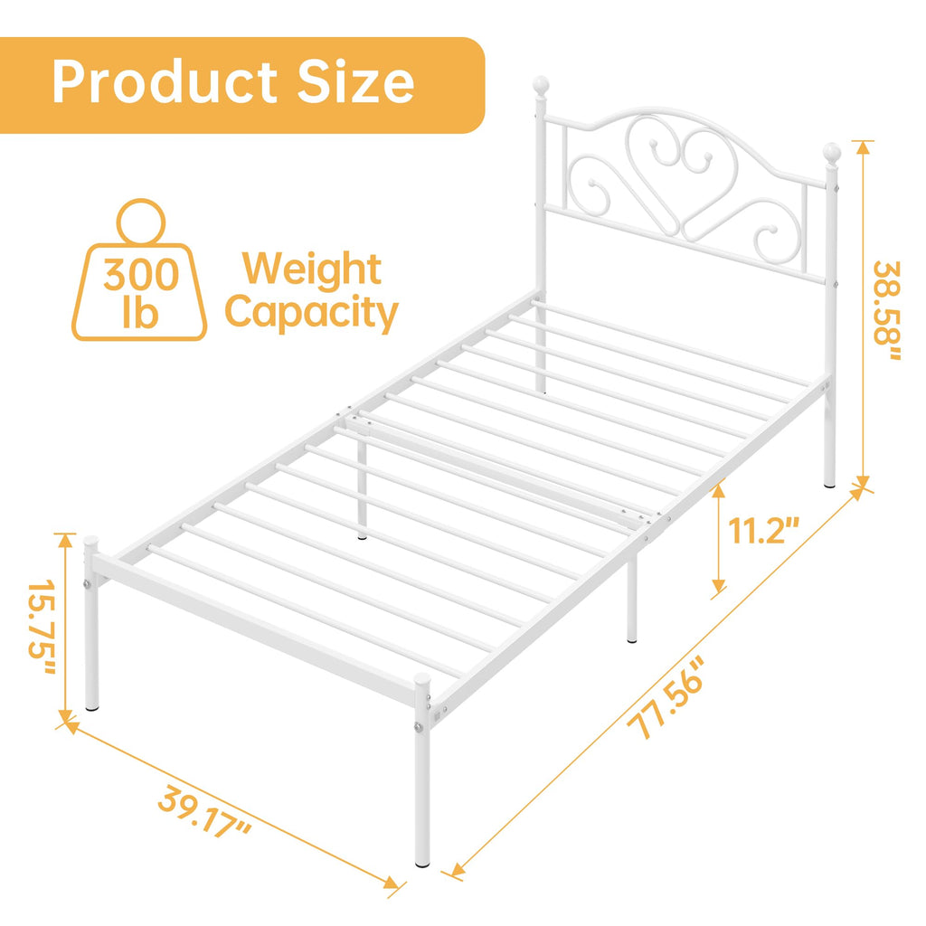 Twin Bed Frames with Headboard I591