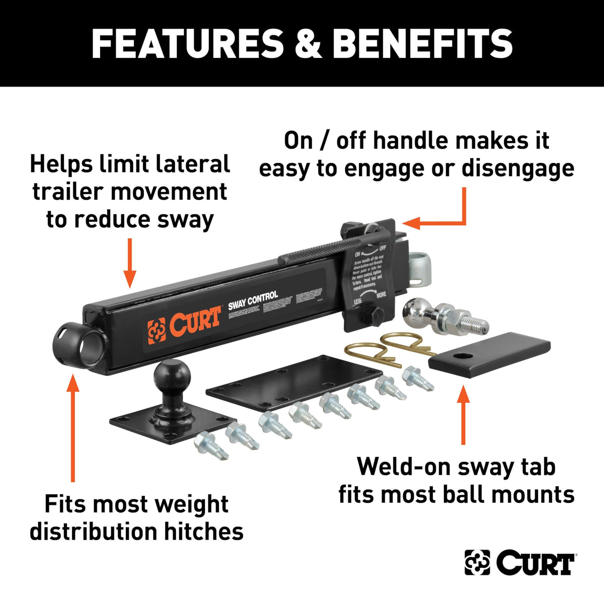 Trailer Sway Control Kit for Weight Distribution Hitches R766720