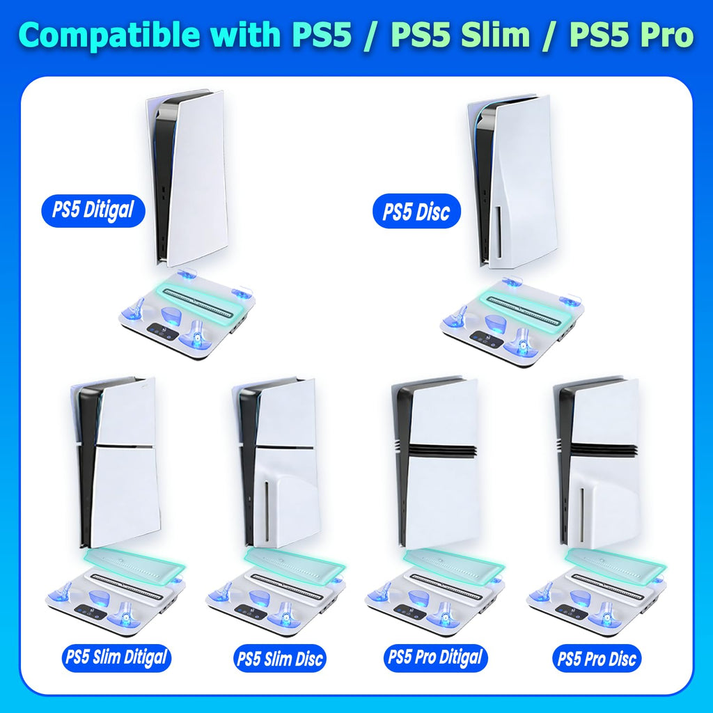 PS5 Cooling Station with Controller & PS VR2 Charger Z31514