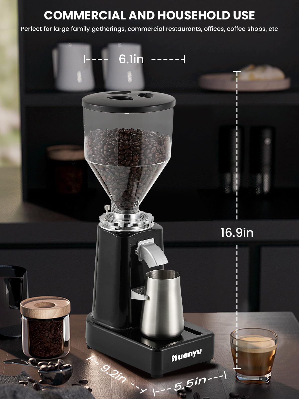 60mm Flat Burr Coffee Grinder R61719