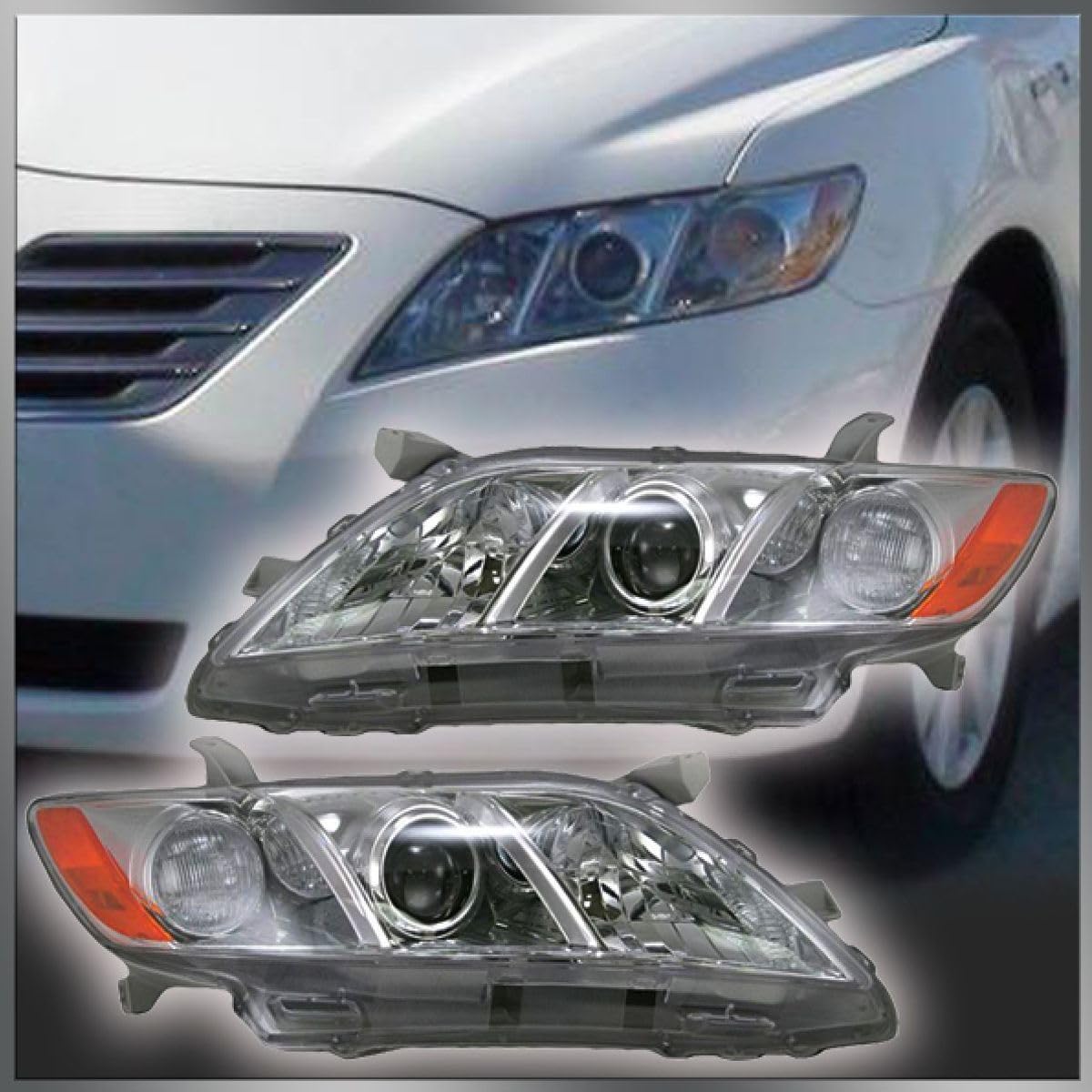 Clear Front Side Headlight X815