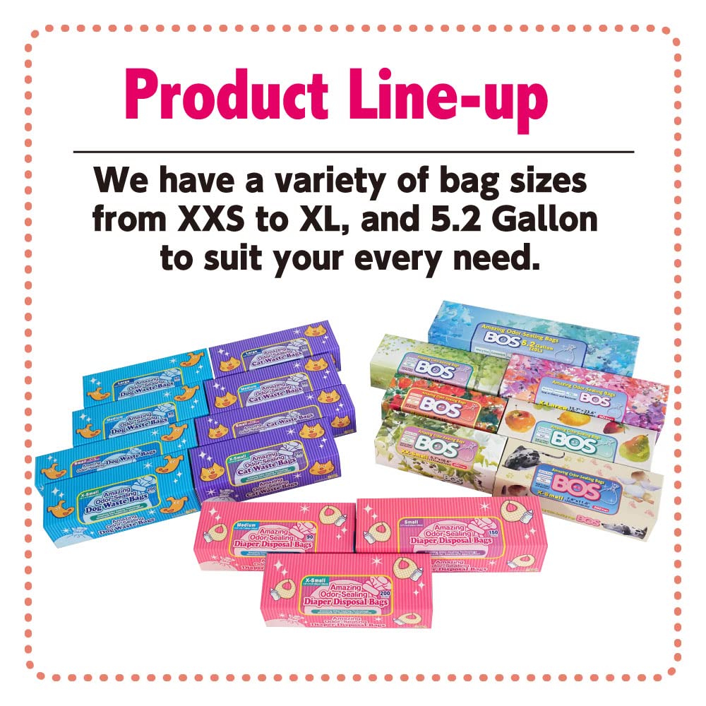 Unscented Cat Waste Disposal Bags 60 Count Pack of 3 T2173