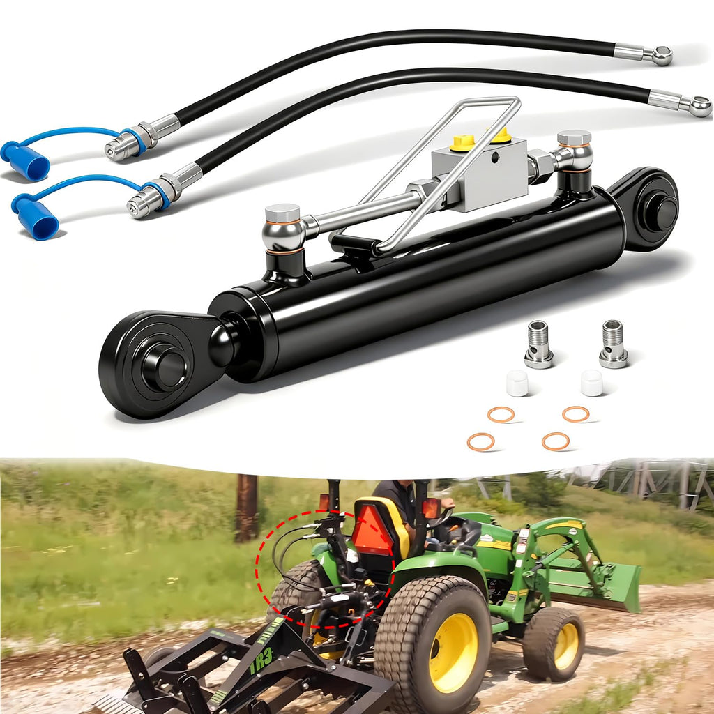 Hydraulic Top Link Cat. 1-1 with Locking Block and 2 Hose D388008